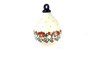 185 Bunzlau Kerstbal Druppel vorm 1973X Diversen